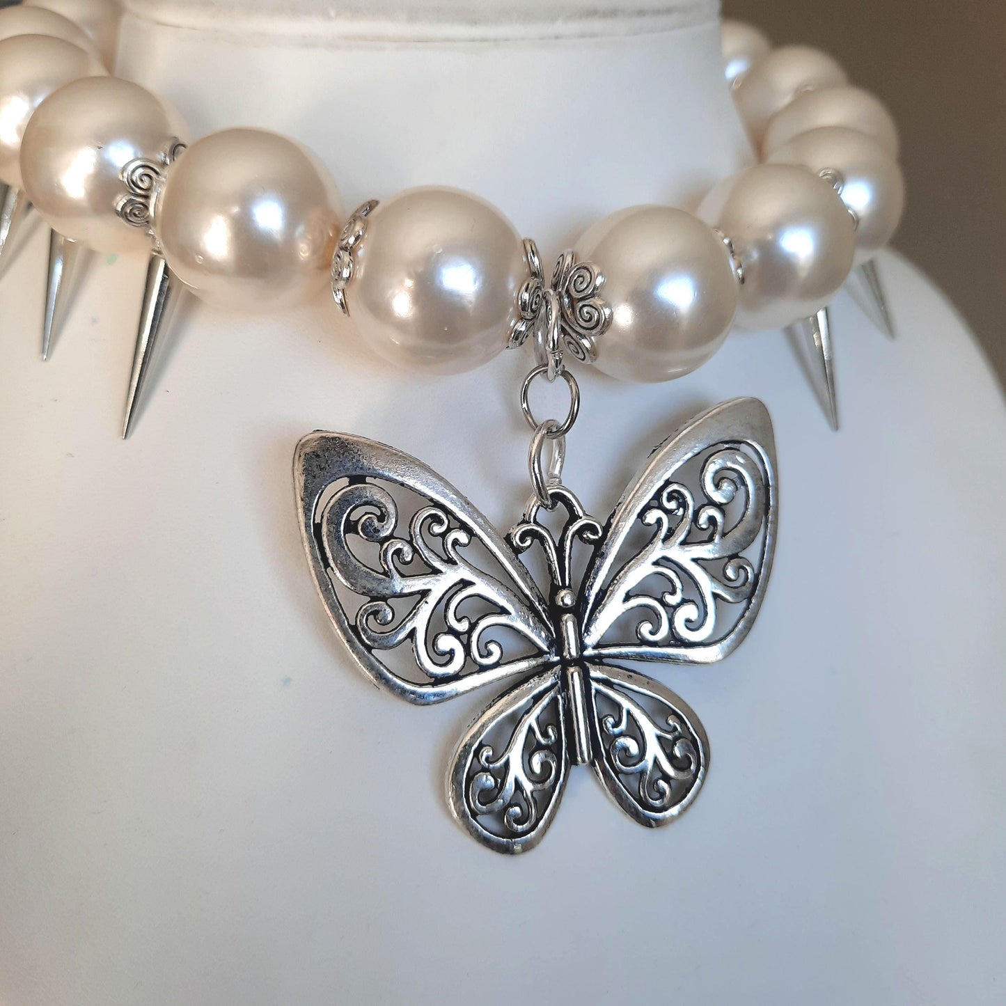 Collier "Punk Butterlfy"