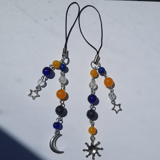 Porte-clés assortis Lune et Soleil