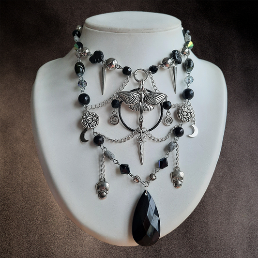 Collier "Papillon Noir"