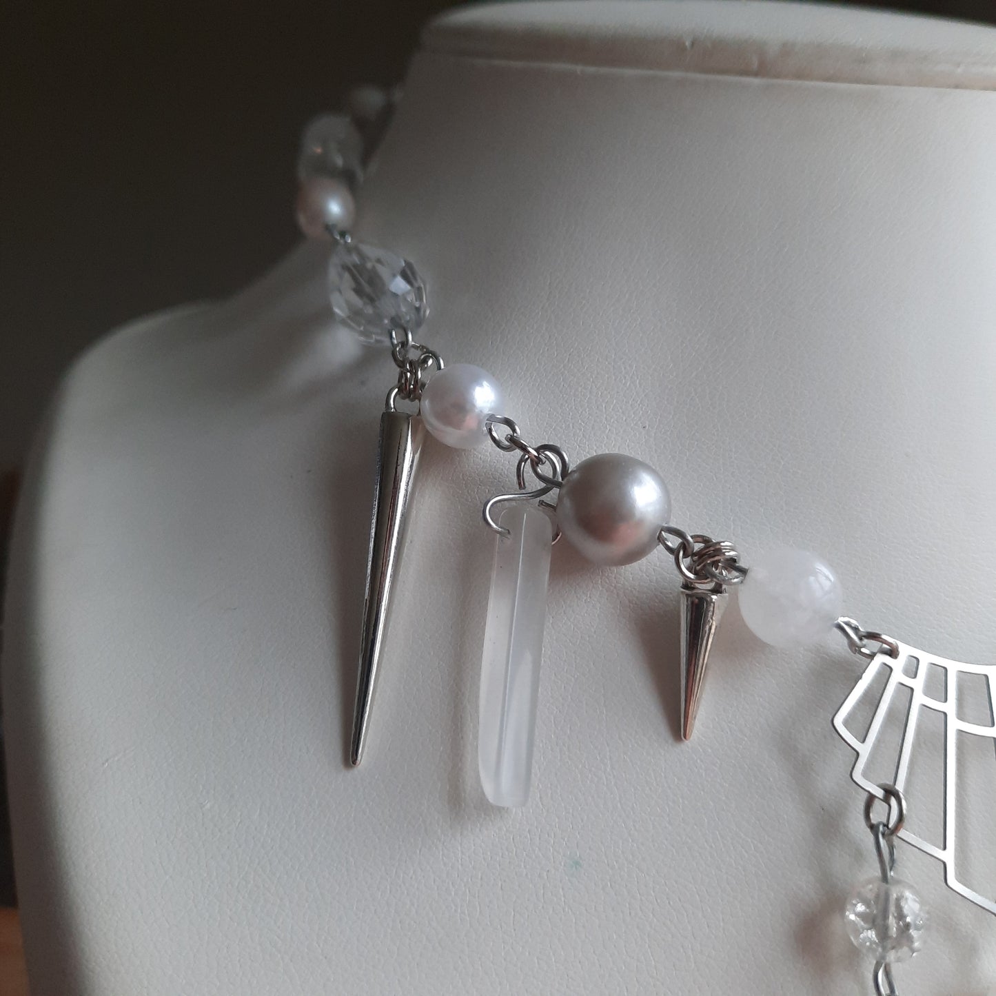 Collier "Cristaux Liquides"