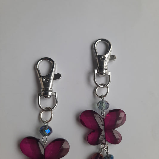 Porte-clés assortis "Papillons"