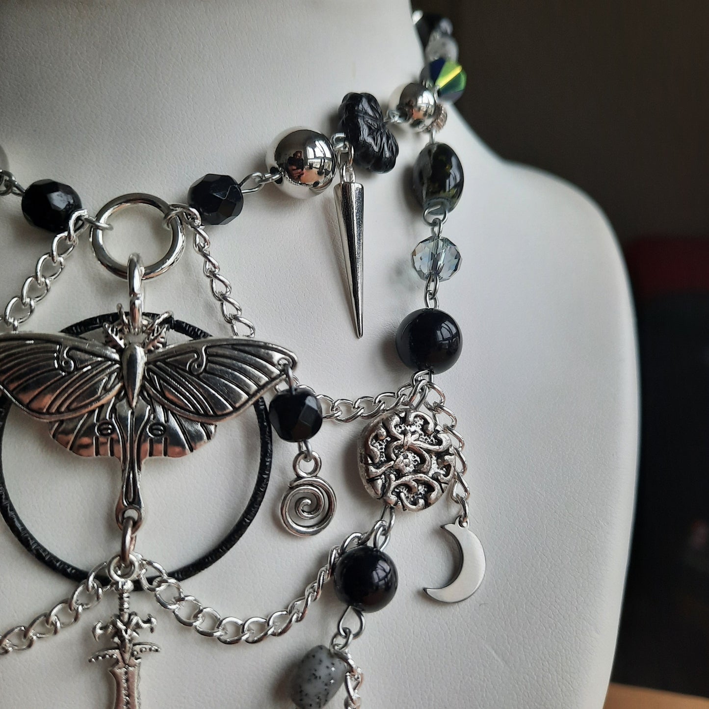 Collier "Papillon Noir"
