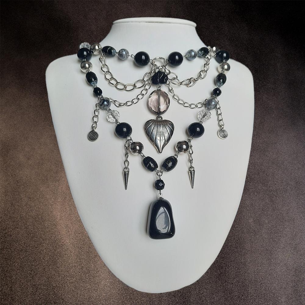 Collier "Amour gothique"