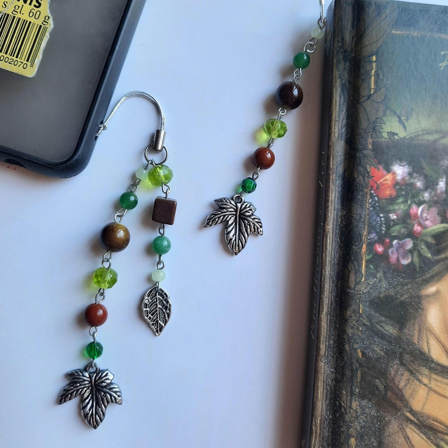 Marque-page et bijou de téléphone Fairycore