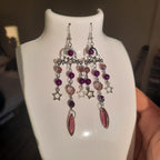 Boucles d'oreille "Pluie d'étoiles"
