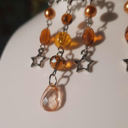 Boucles d'oreille "Pluie d'étoiles"