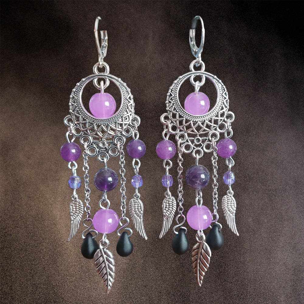 Boucles d'oreilles "Purple Dream"
