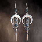Boucles d'oreilles "Black Moon"