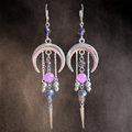 Boucles d'oreilles "Purple Moon"