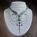 Collier "Green Angel"