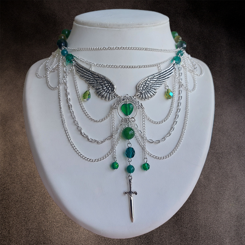 Collier "Green Angel"
