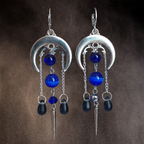 Boucles d'oreilles "Blue Moon"