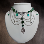 Collier "Papillon Vert"