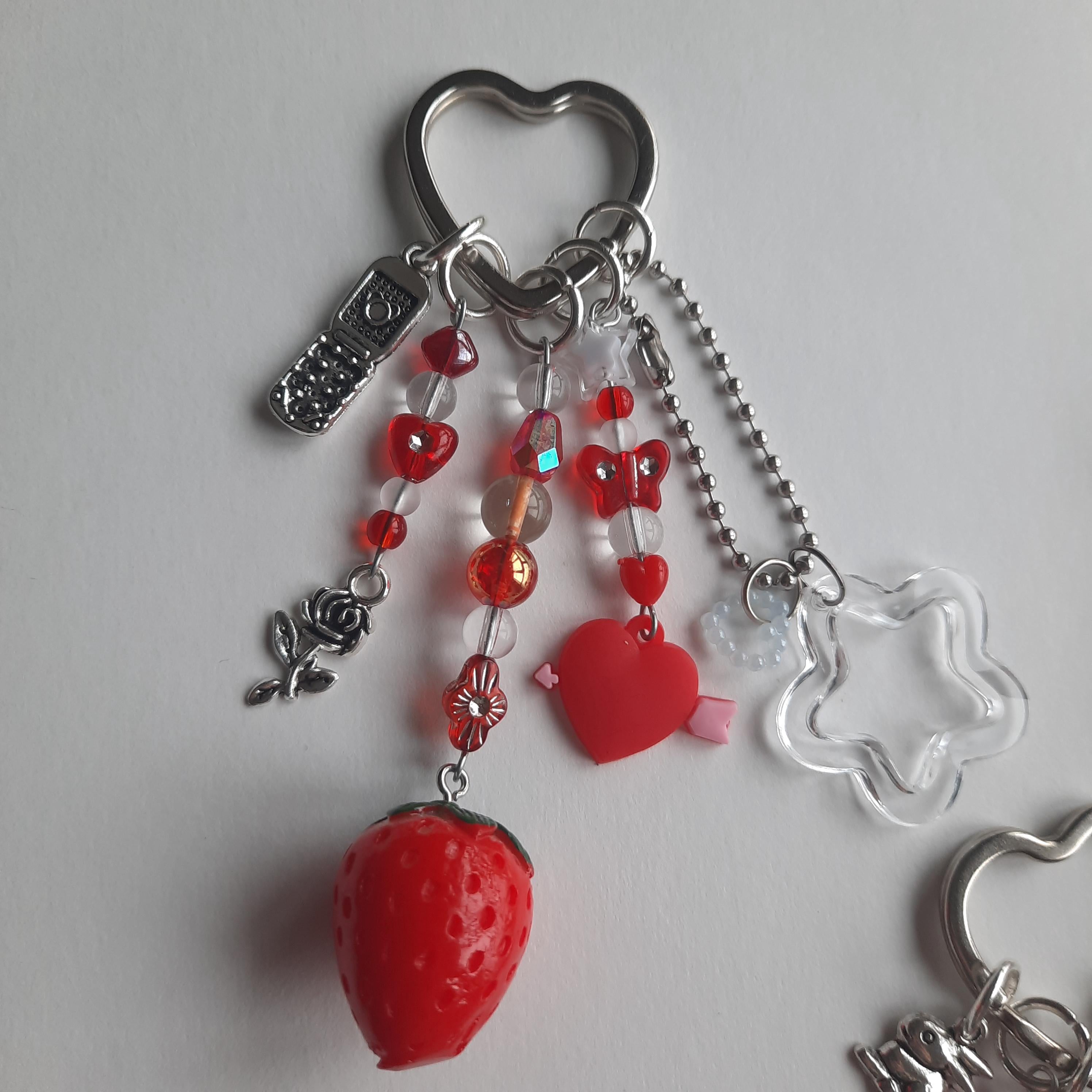 Porte-clé "Fraise"