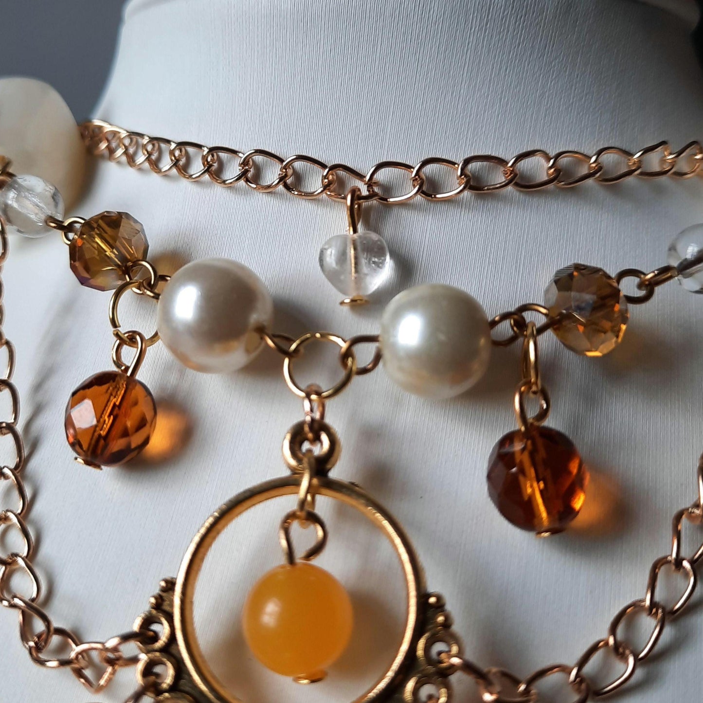 Collier "Golden Bloom"
