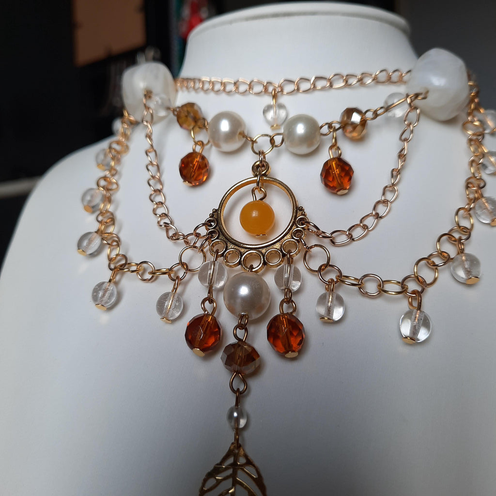 Collier "Golden Bloom"