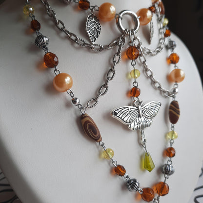 Collier "papillon de nuit"