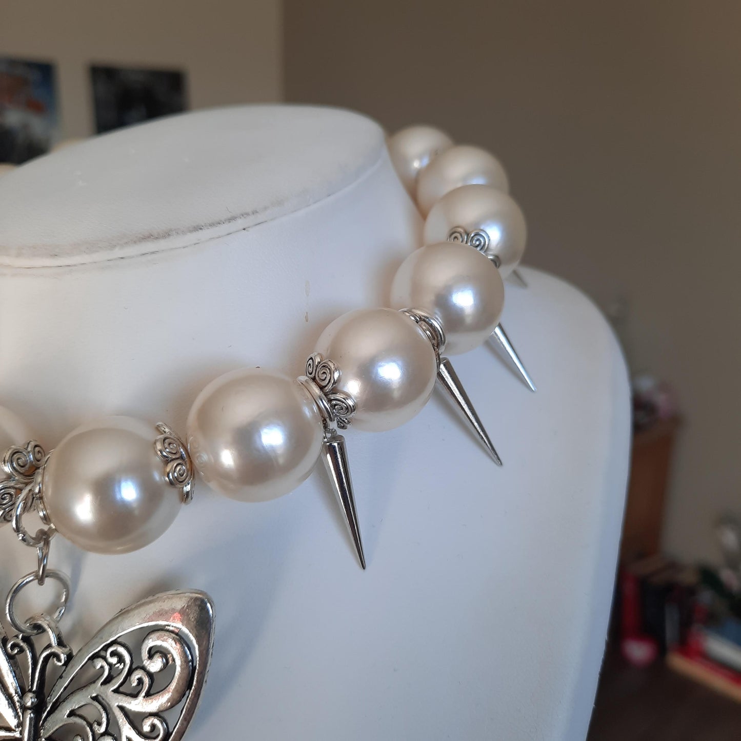 Collier "Punk Butterlfy"