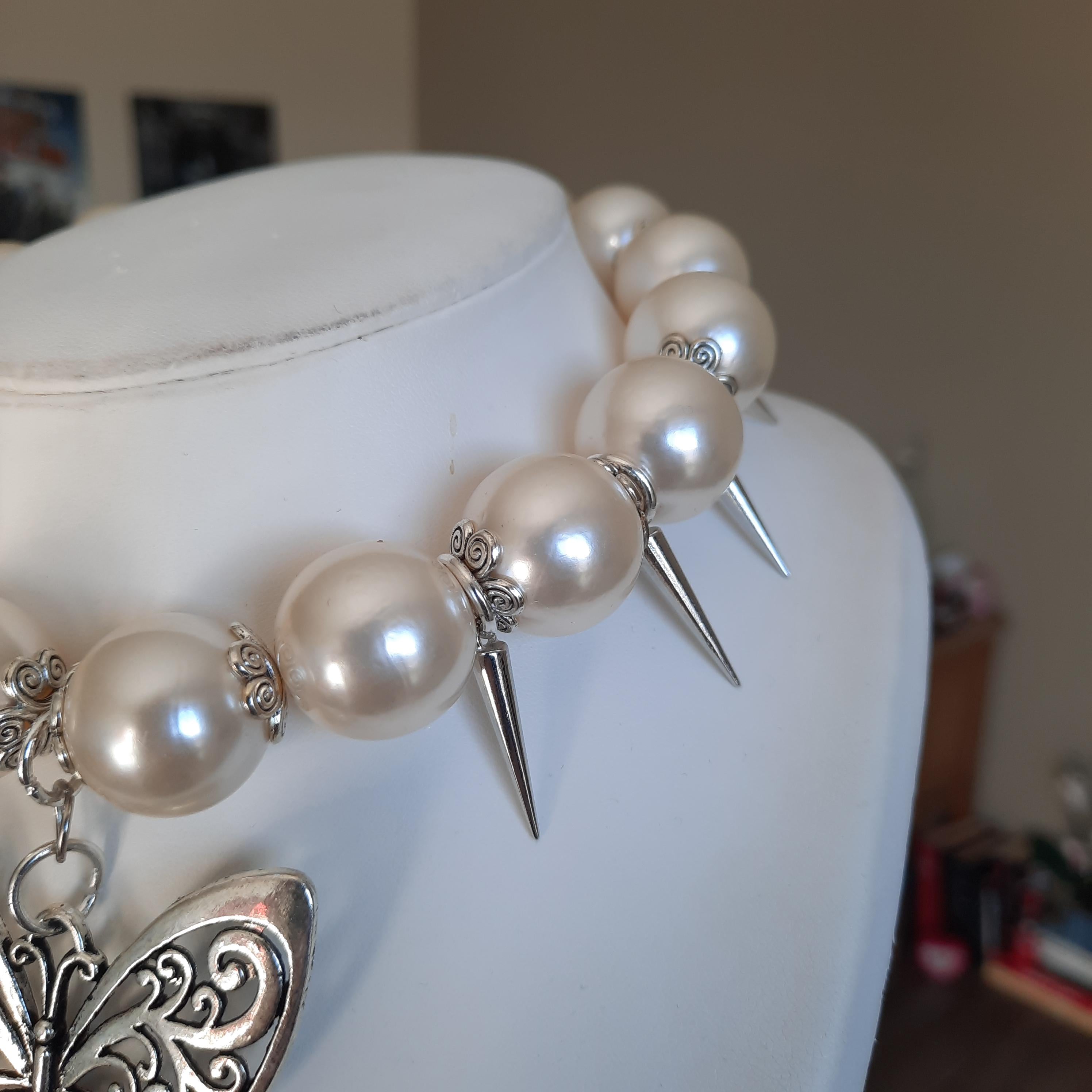 Collier "Punk Butterlfy"