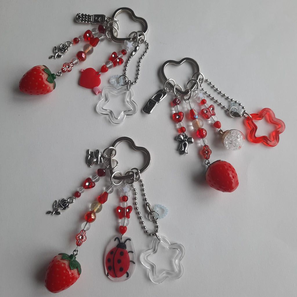 Porte-clé "Fraise"