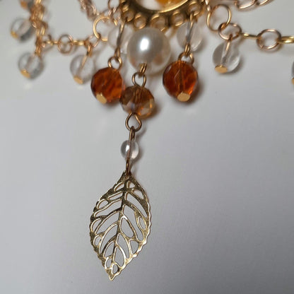 Collier "Golden Bloom"