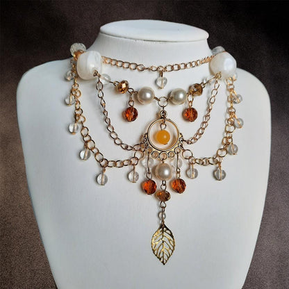 Collier "Golden Bloom"