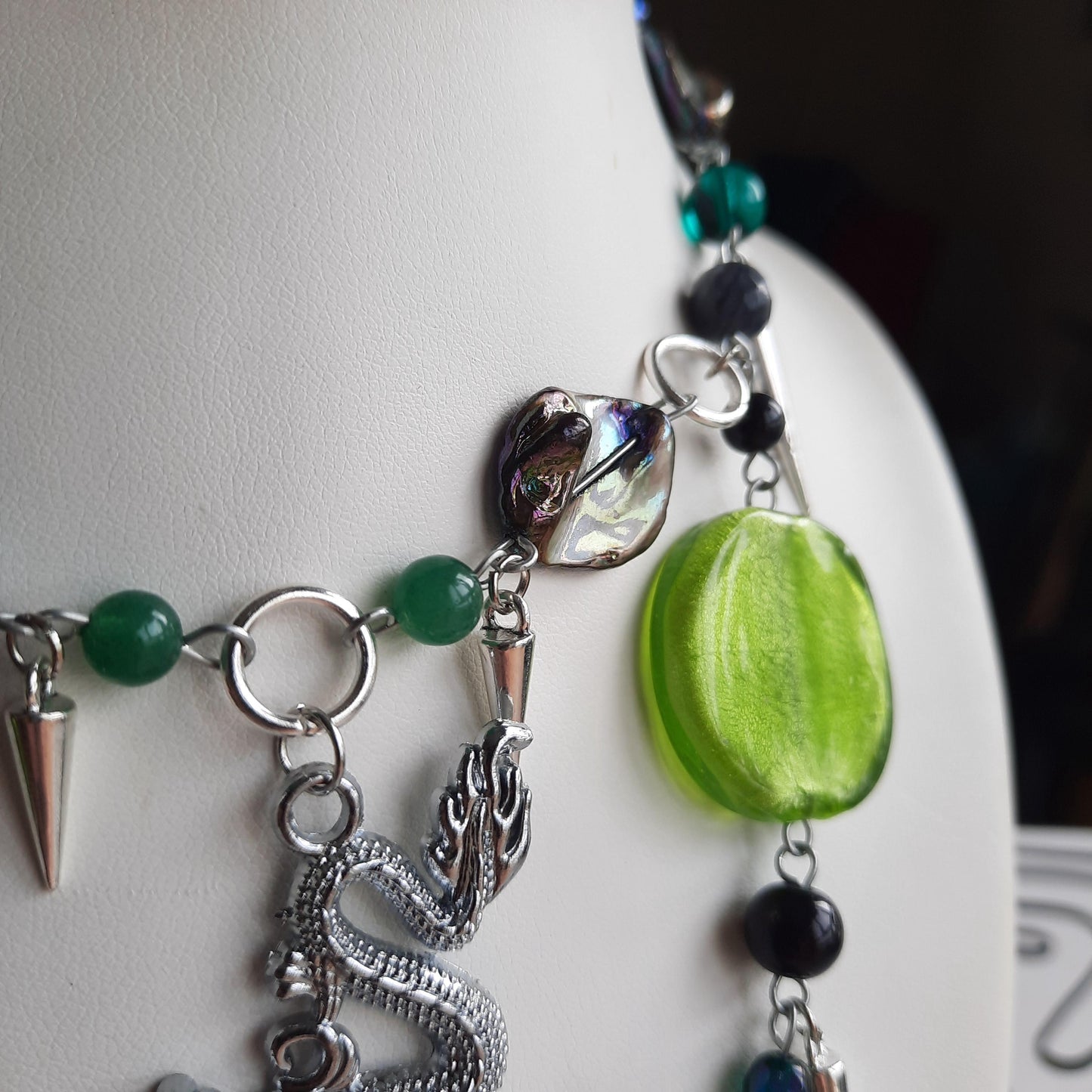 Collier "Dragon Vert"