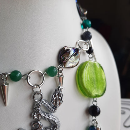 Collier "Dragon Vert"