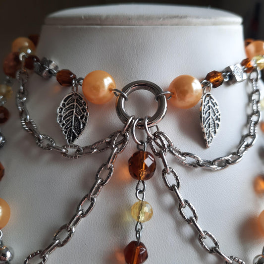 Collier "papillon de nuit"