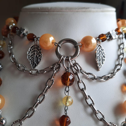 Collier "papillon de nuit"