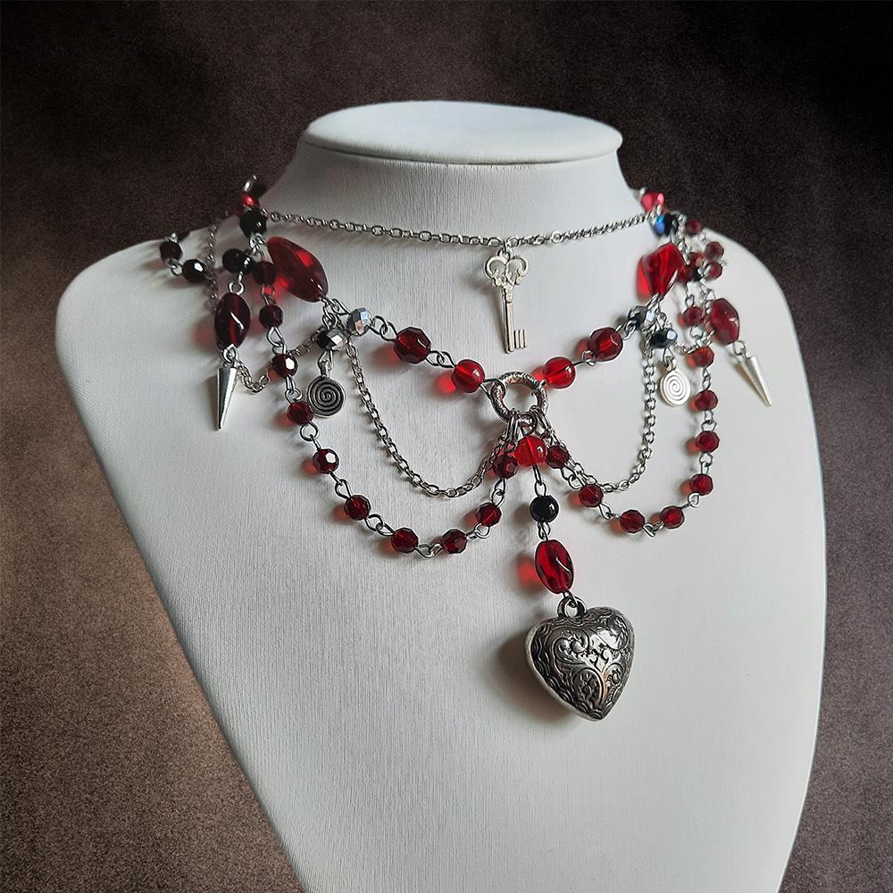 Collier "Red Love"