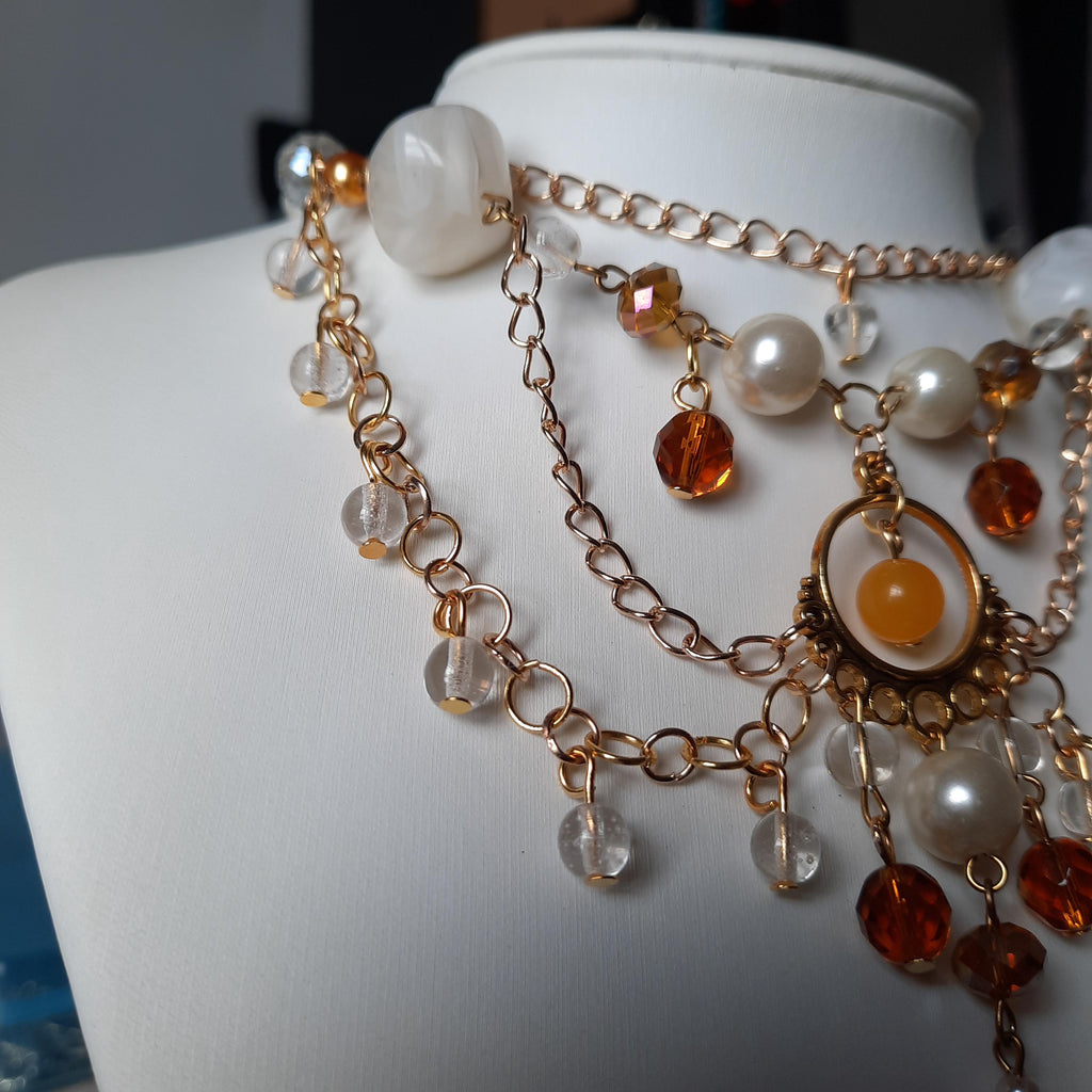 Collier "Golden Bloom"