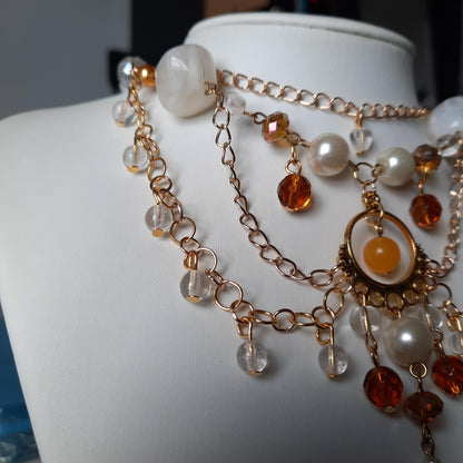 Collier "Golden Bloom"