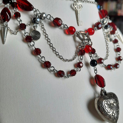 Collier "Red Love"