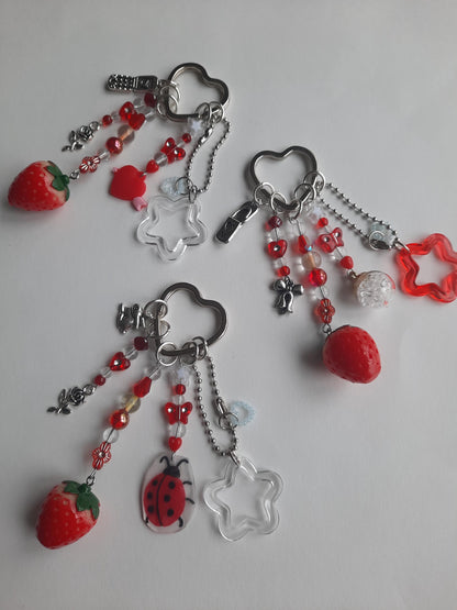 Porte-clé "Fraise"