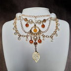 Collier "Golden Bloom"