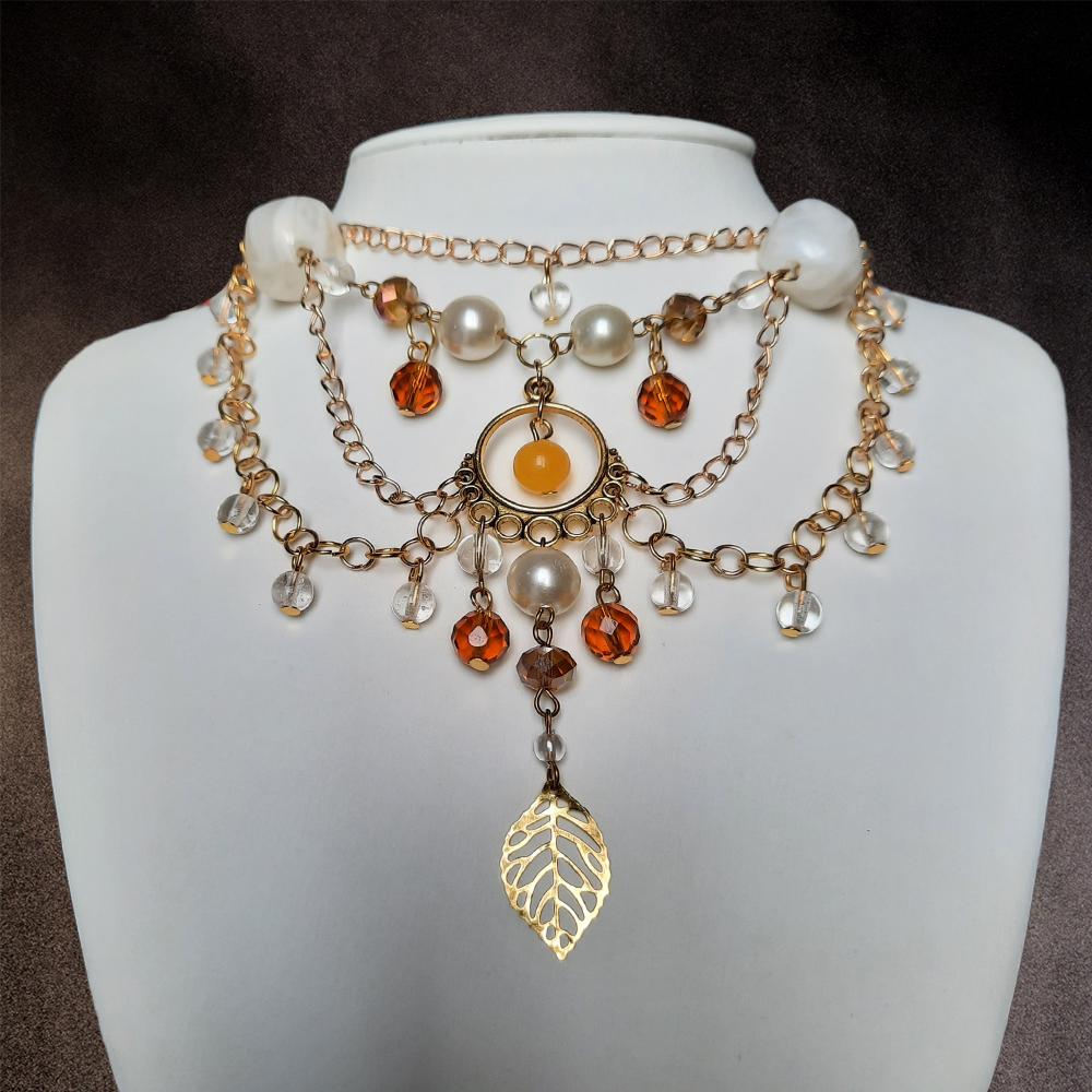 Collier "Golden Bloom"