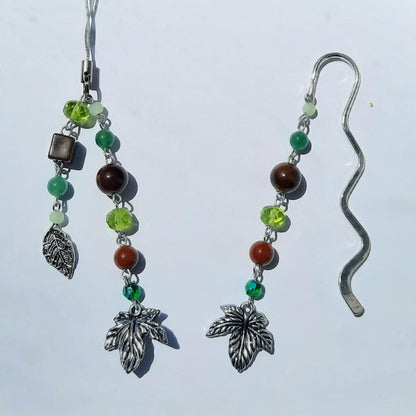 Marque-page et bijou de téléphone Fairycore