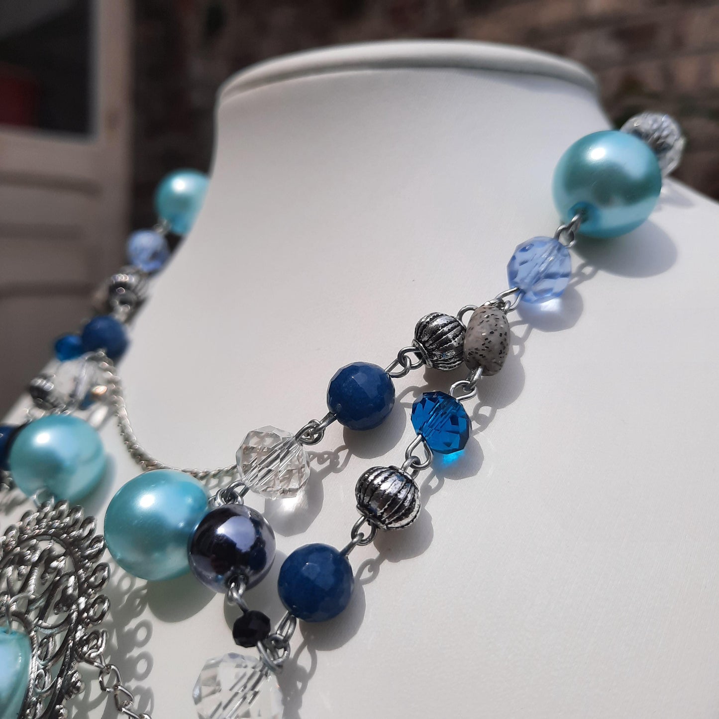 Collier "Blue Lovers"