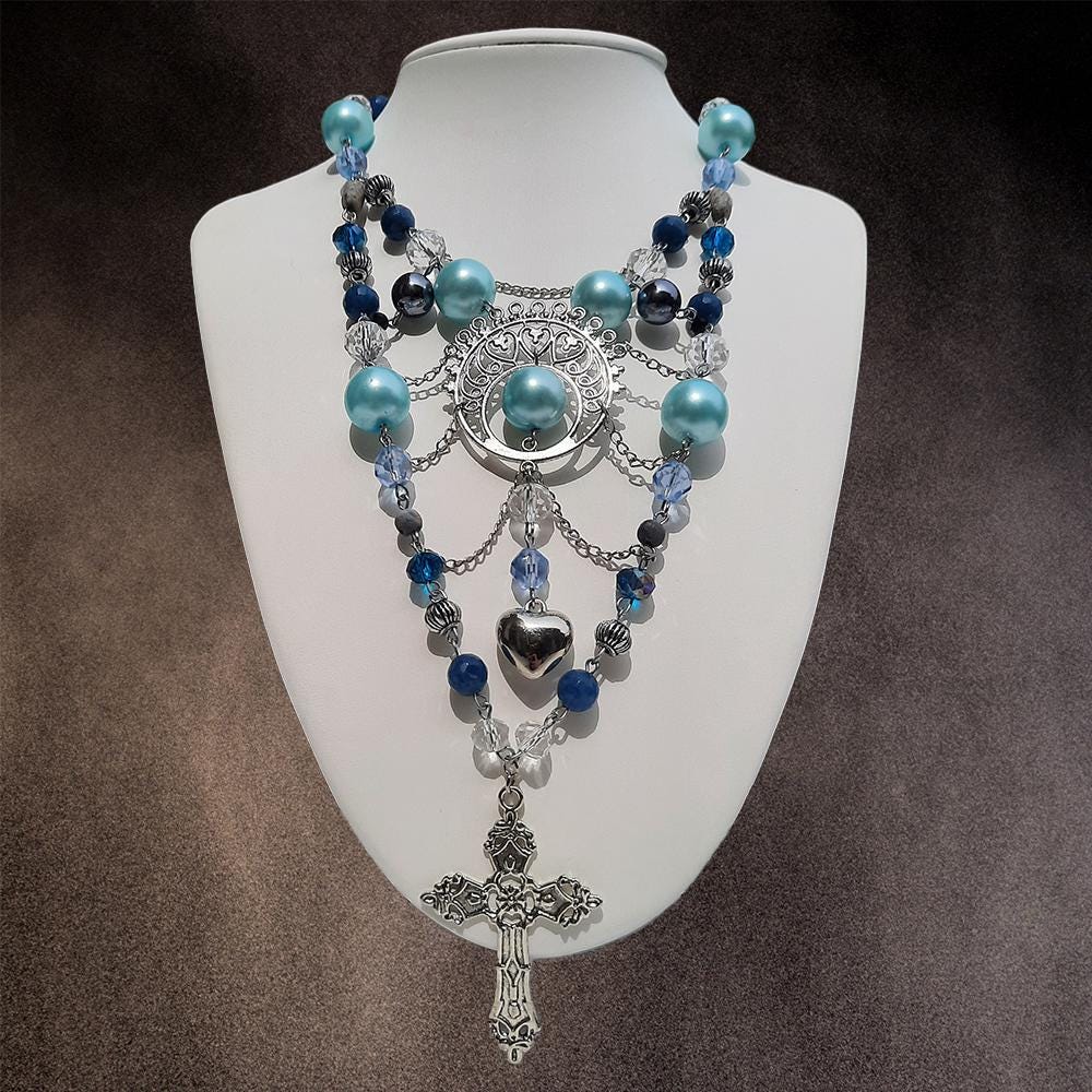 Collier "Blue Lovers"