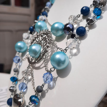 Collier "Blue Lovers"
