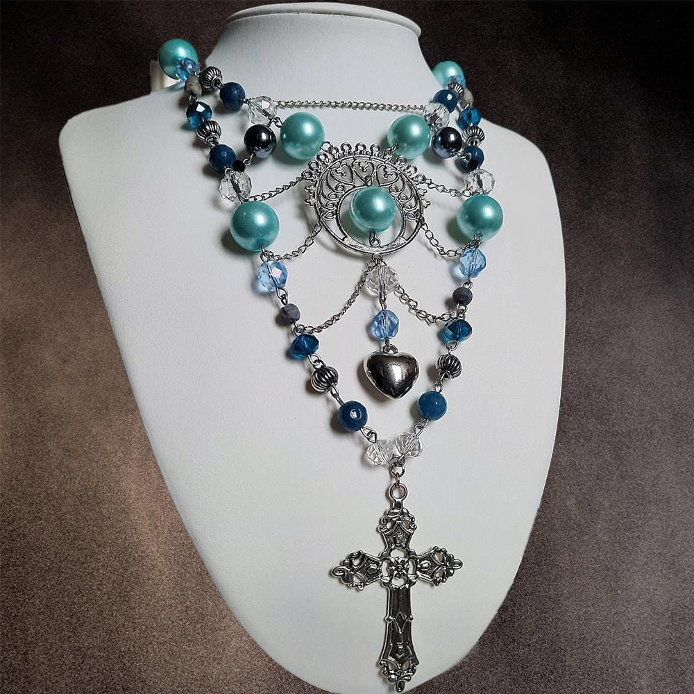 Collier "Blue Lovers"