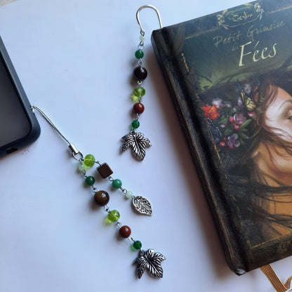 Marque-page et bijou de téléphone Fairycore