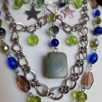 Collier "Epée de Jade"