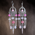 Boucles d'oreille "Pink Dream"
