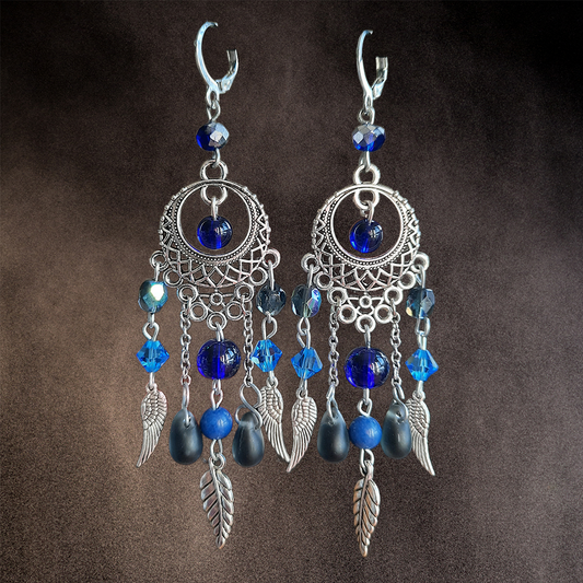 Boucles d'oreille "Rêves Bleus"