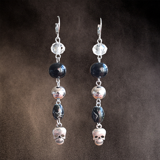 Boucles d'oreilles "Tête de Mort"