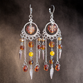 Boucles d'oreille "Feuille d'Automne"