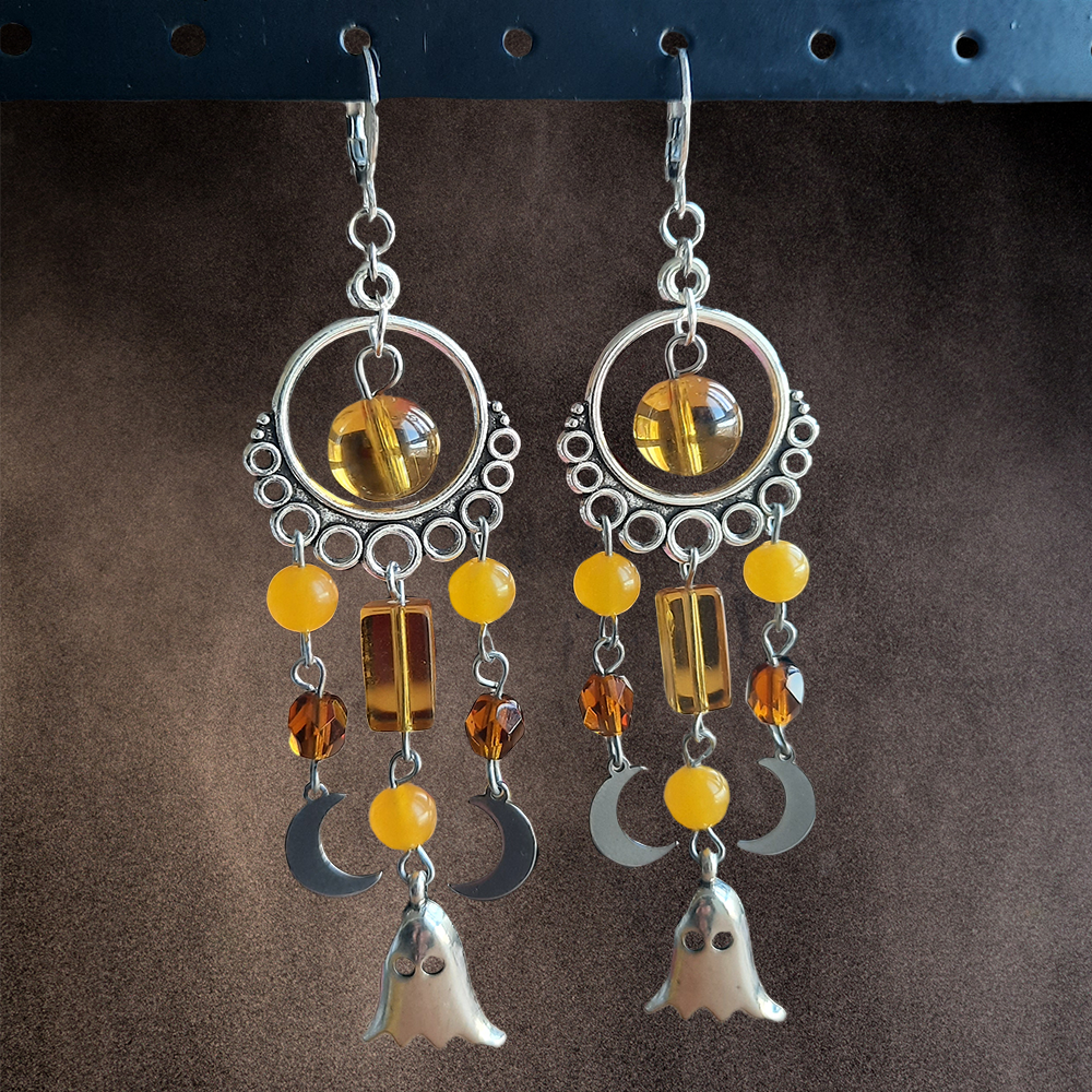 Boucles d'oreille "Sunny Ghost"