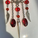 Boucles d'oreille "Red Velvet"